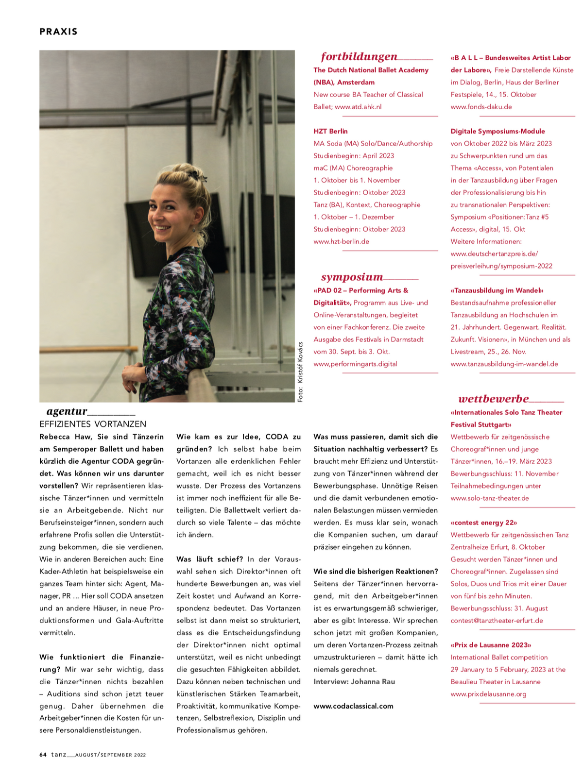 Tanz Magazine Feature - CODA Press.png
